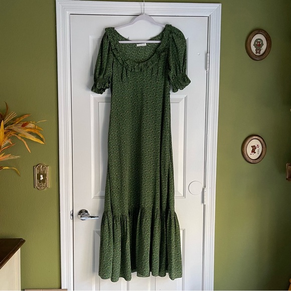 ✨ DÔEN Olive Dress in Green Martha’s Vineyard ✨ - Picture 6 of 9